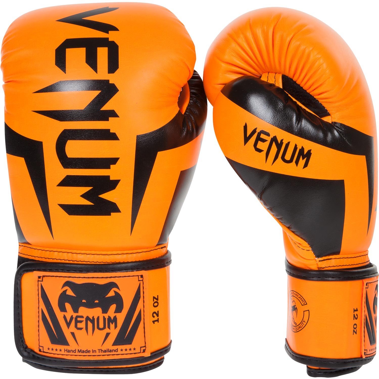 Venum Elite Boxing Gloves - Neo Orange